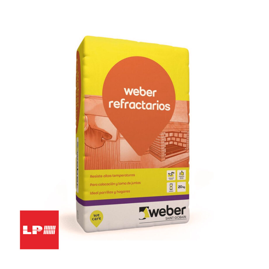 Weber refractario x 20 Kg