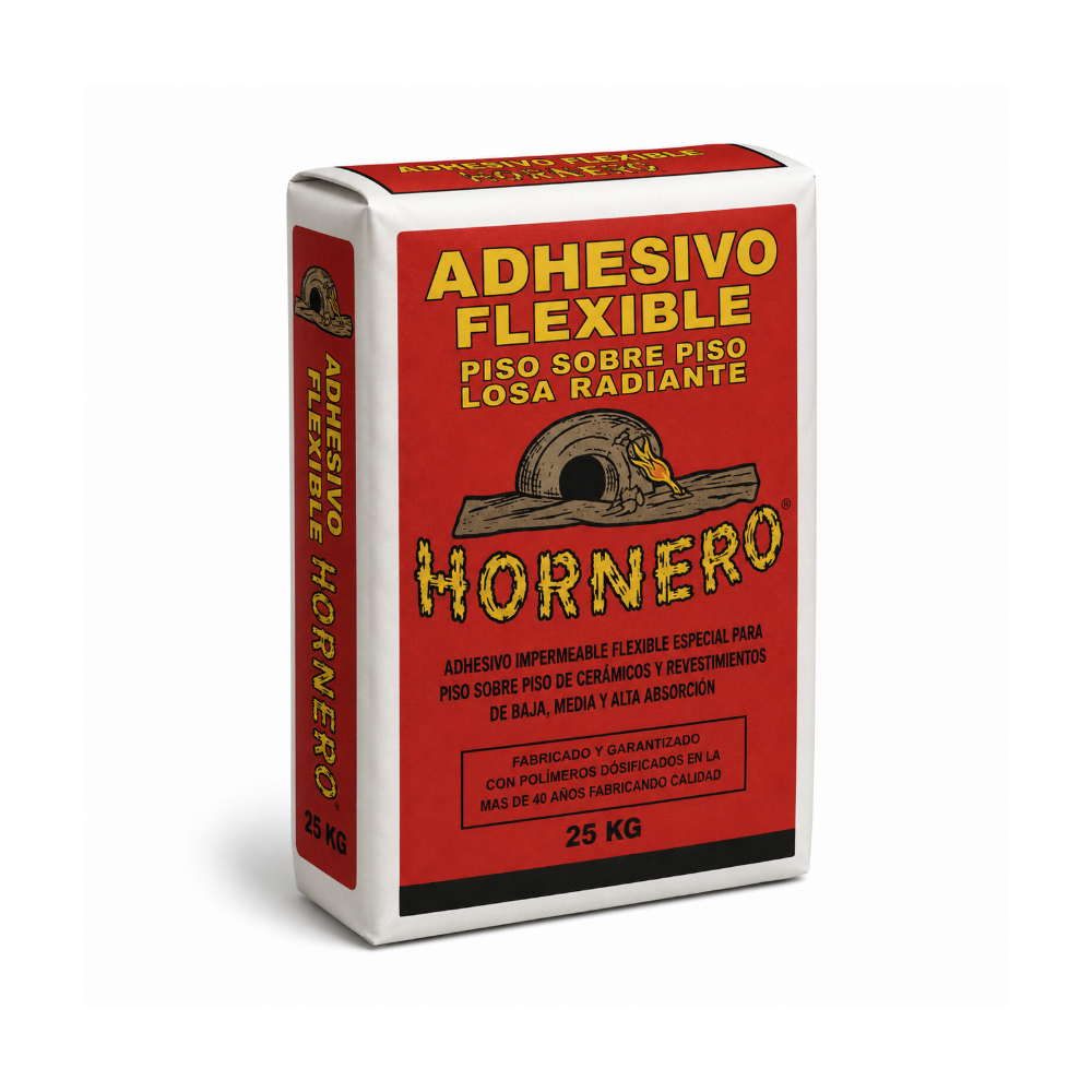 Hornero adhesivo flexible x 25kg
