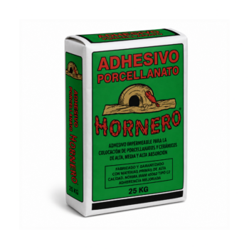 Hornero adhesivo porcellanato x 25Kg